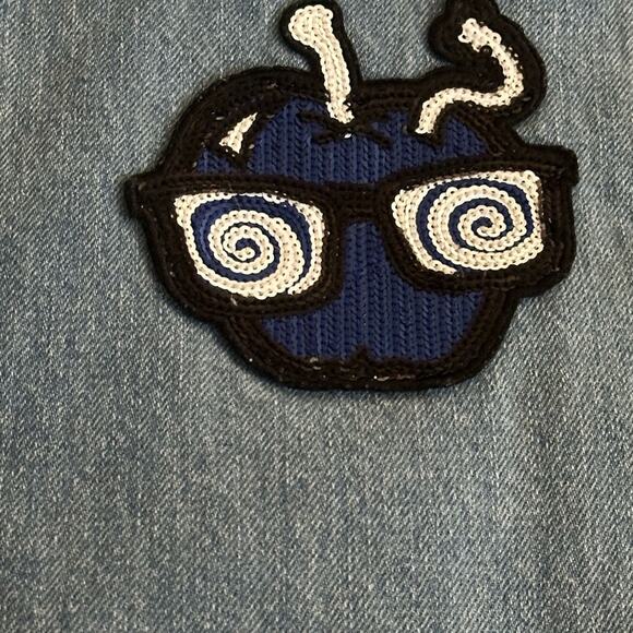 KENZO PARIS JUNGLE JEANS SIZE 38 See measurements -PATCHES UNIQUE HOT TRENDING - Picture 10 of 14